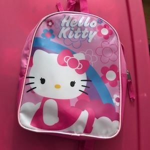 Adorable pink hello kitty backpack for little kids